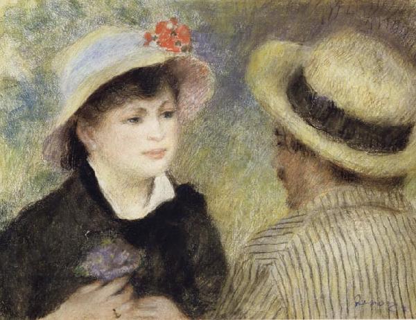 Pierre Renoir Boating Couple (Aline Charigot and Renoir) oil painting image